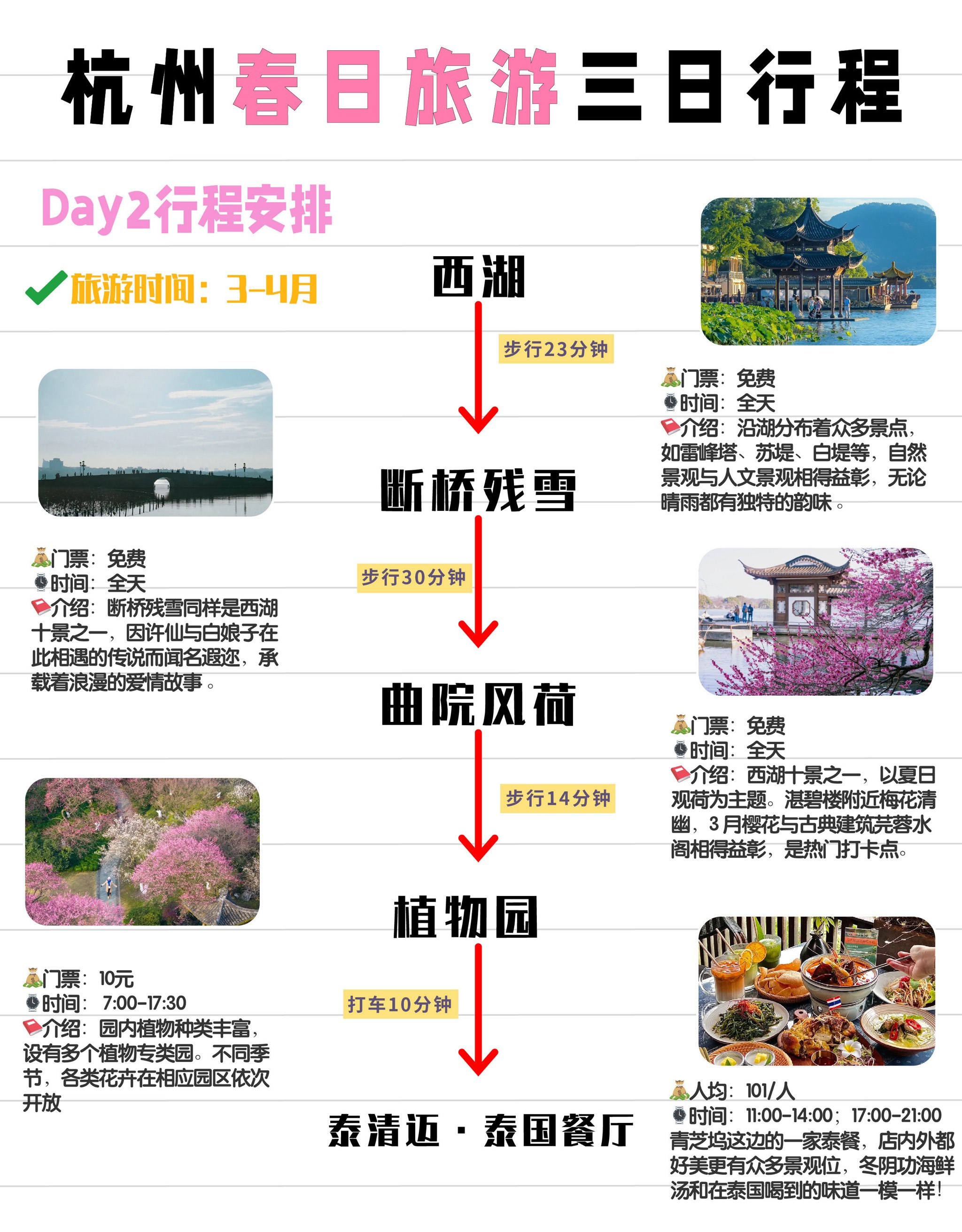 杭州三日游最佳景點攻略，杭州三日游必游景點攻略